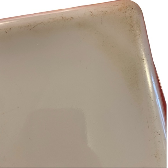 Vintage Pyrex 222 Pink Flamingo 8”x8”x2” Square Casserole Dish Cottagecore MCM - Picture 9 of 15